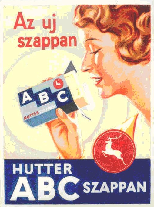 6 - Czingel A Hutter „szarvasszappan” reklámja, 1920-30-as évek. (A MKVM tulajdona).