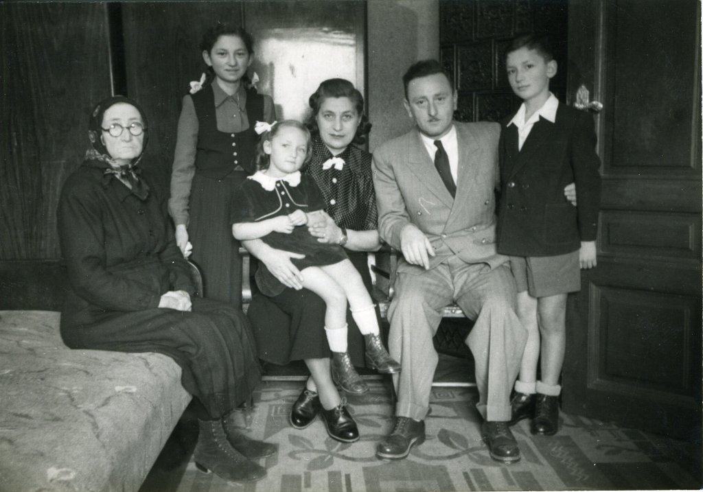 Zsidó cipészmester családjáva 1940