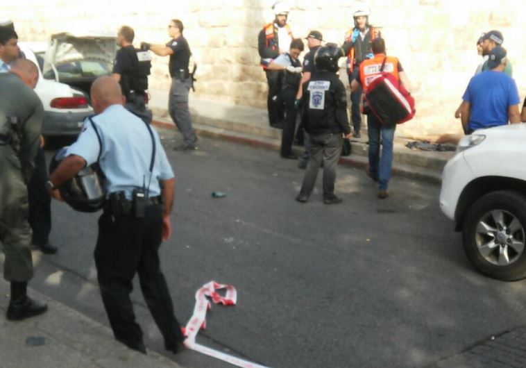 A támadás helyszíne. fotó Medabrim Tikshoret forrás The Jerusalem Post