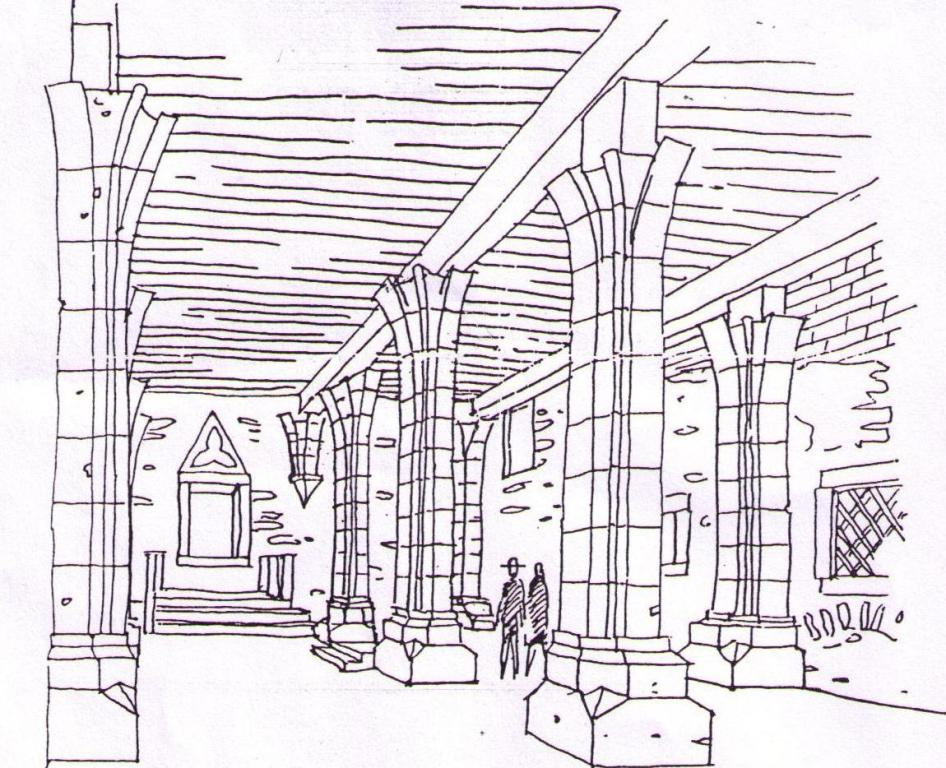 2 - A középkori zsinagóga rekonstruált belső tere