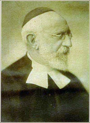 Löw Immánuel szegedi neológ főrabbi, aki a Horthy-korban a Parlament felsőházában a neológ zsidókat képviselte