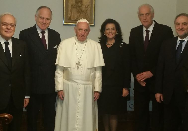 Ferenc pápa WJC vezetők