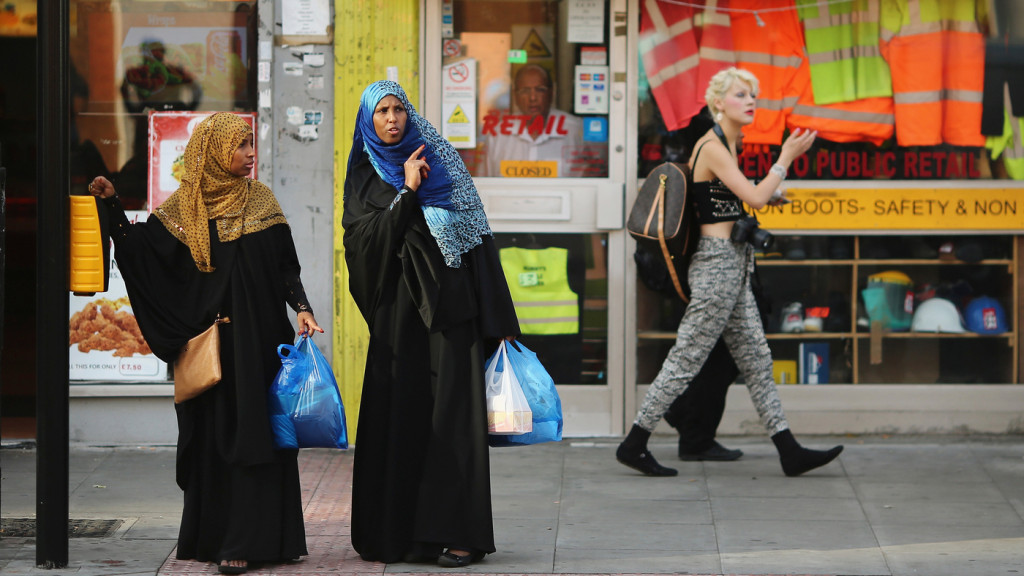 Some 2.7 million Muslims live in Great Britain. In many cities, though, ethnic neighborhoods are more of a patchwork, rather than a melting pot.