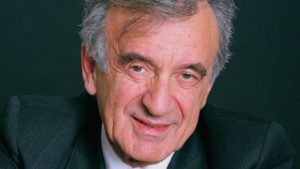 Portrait of Nobel Peace prize-winning author and activist Elie Wiesel, New York, New York, November 12, 2000. (Photo by Dan Porges/Getty Images)