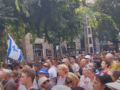 Egy időben zajlik a Hamaszos orvossal szolidáris és az Izrael-párti tüntetés