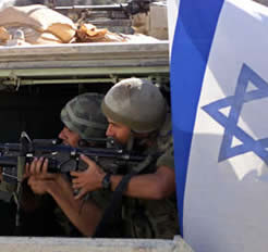 Izraeli katonák egy NATO hadgyakorlaton