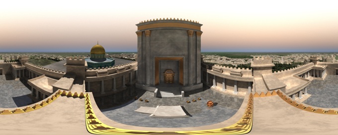 2 - A Harmadik Templom  - fantáziarajz