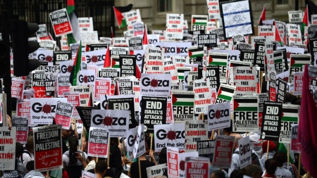 Gáza tünt London