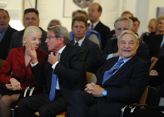 Kouchner és Soros Fotó Túry György hvghu