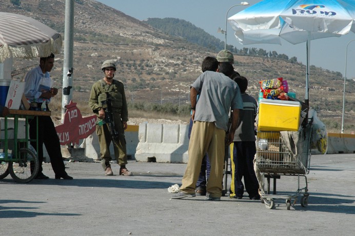 Izraeli checkpoint