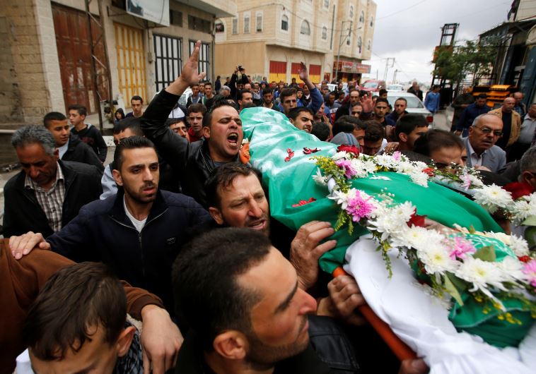 palesztin temetés