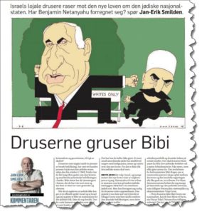 Újabb antiszemita norvég karikatúra