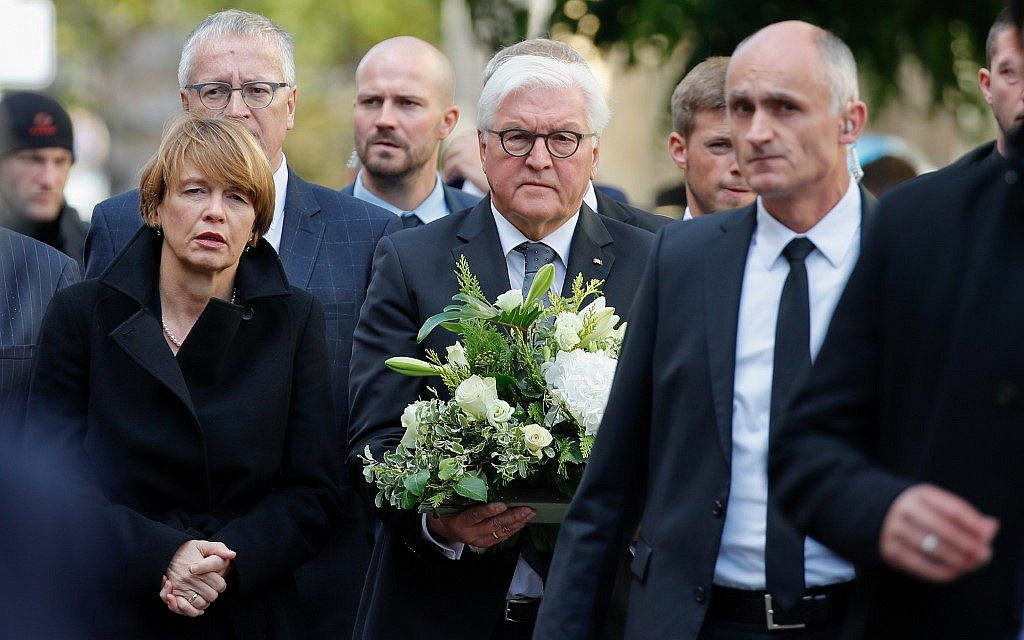 Hallei kettős gyilkosság a német vezetők nagyobb biztonságot ígérnek