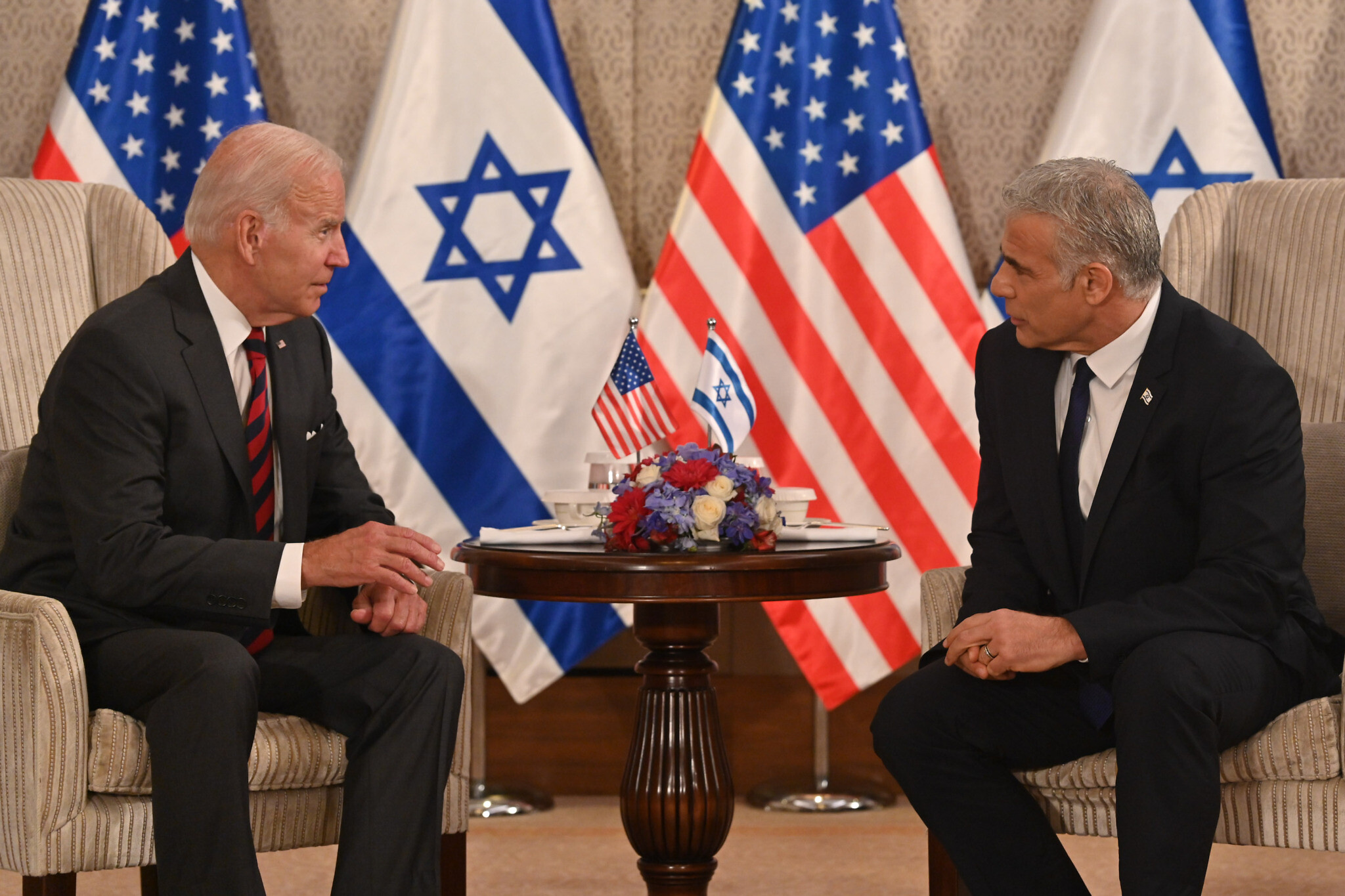 Biden amerikai elnök és Lapid izraeli miniszterelnök közös sajtótájékoztatója | Szombat Online