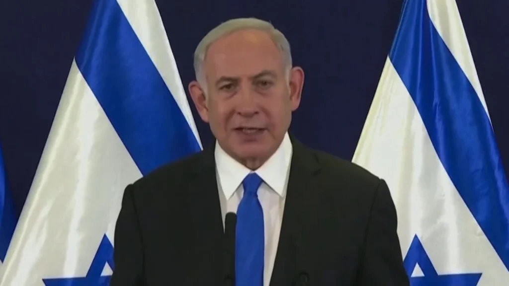 Benajmin Netanjahu tévébeszéde