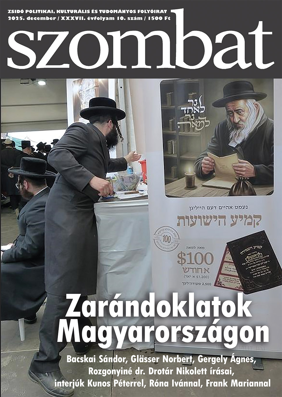 Megjelent a Szombat decemberi száma!