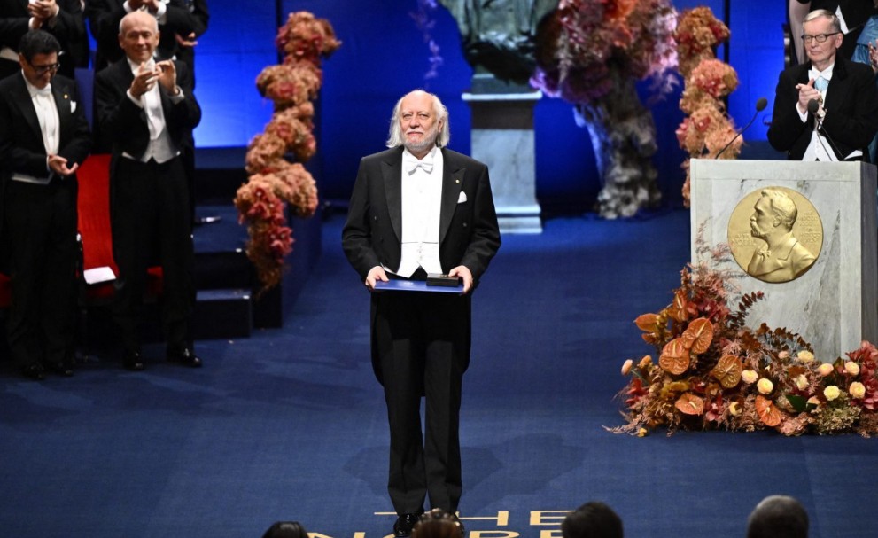 Krasznahorkai László köszönetnyilvánítása Kerekes bácsitól Istenig