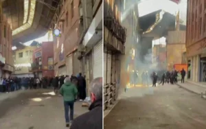 Tüntetők csaptak össze biztonságiakkal Teherán Nagy Bazárjában; Pezeskian: a kormány „nem tudja ezt egyedül kezelni”