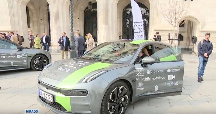 Izraeli technológiával felszerelt önvezető autók álltak tesztüzembe Budapest I. kerületében