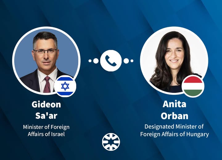 Az izraeli külügyminiszter szívélyes telefonbeszélgetést folytatott a magyar kormány leendő külügyminiszterével