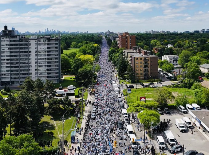 Több tízezren vonultak fel Toronto történetének legnagyobb „Sétálj Izraellel” rendezvényén