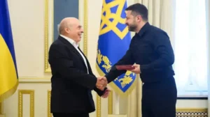 Ukrajnában kitüntették Natan Saranszkijt