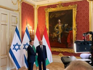 Baka András köztársasági elnökkel találkozott Jichak Herzog Izrael államelnöke
