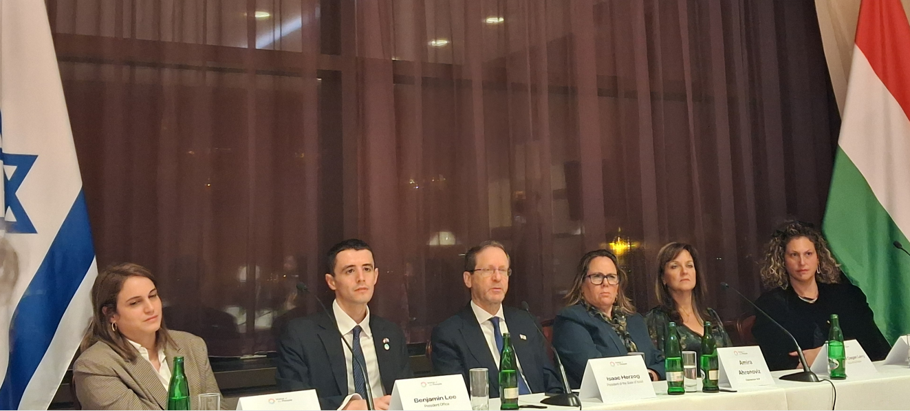 Jichak Herzog izraeli elnök “A nép hangja” kezdeményezés fontosságát méltatta a zsidó sajtó előtt